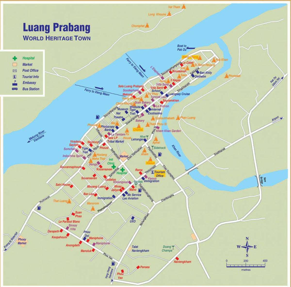 Mapa mom jango prabang laos 