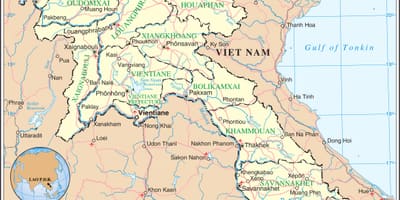 Mapa laos put
